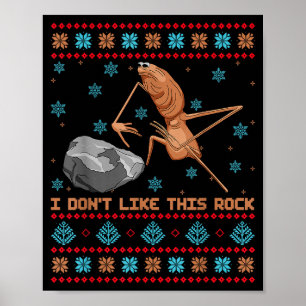 Poster Je n'aime pas ce Rock Marcus le ver pull moche