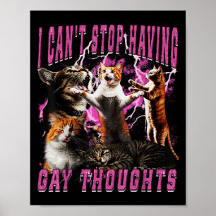 Poster Je n'arrête pas d'avoir des pensées gay Mème de ch