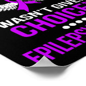 POSTER JE N'AVAIS PAS EU DE CHOIX EPILEPSY WARRIOR T SHIR (Coin)