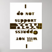 Poster Je ne... (Devant)