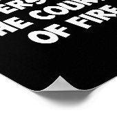 Poster Je ne comprends pas le cours de feu  (Coin)