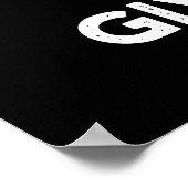 Poster Je ne donne pas un pistolet à fruits sassy Fig (Coin)