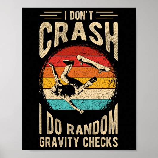 Poster Je ne fais pas de crash, je fais des vérifications (Devant)
