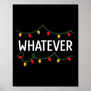 Poster Je ne fais pas de jumelage de tenues de Noël