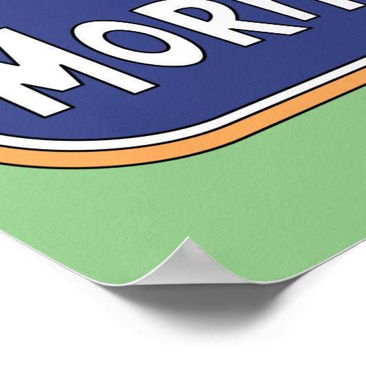 Poster Je ne fais pas les matins (Coin)