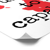 Poster Je Ne Fixerai Pas De Frontières - Citations Inspir (Coin)