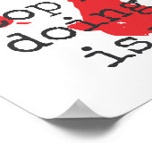 Poster Je Ne Laisse Pas Le Manque De Liberté - Inspiratio (Coin)