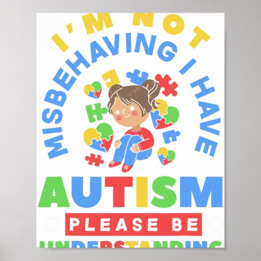 Poster Je ne me comporte pas mal, j'ai une conscience de (Devant)