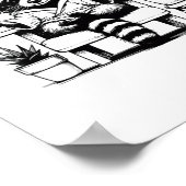 Poster Je ne me soucie pas vraiment Margaret Funny Meme R (Coin)