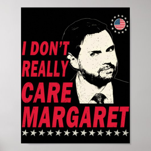 Poster Je ne m'intéresse pas vraiment à Margaret Funny (Devant)