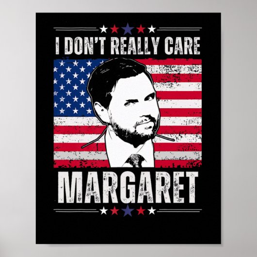 Poster Je Ne M'Intéresse Pas Vraiment Margaret Jd Vance D (Devant)