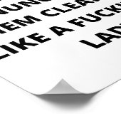 Poster Je Ne Parle Pas De Profanités, Je Les Évoque, Drôl (Coin)