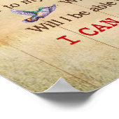 Poster Je Ne Peux Imaginer Que Le Colibri (Coin)