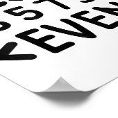 Poster Je ne peux même pas nombres impairs Blague de math (Coin)