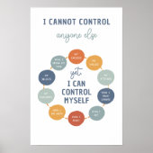 Poster Je ne peux pas contrôler l'affiche en classe (Devant)
