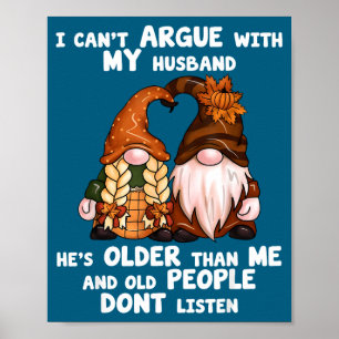 Poster Je ne peux pas discuter avec mon mari il est plus