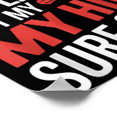 Poster Je ne peux pas être remplacé, mais mon hip sûr peu (Coin)