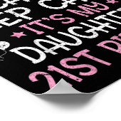 Poster Je ne peux pas garder le calme C'est le 21e annive (Coin)