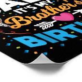 Poster Je ne peux pas garder le calme C'est mon frère ann (Coin)