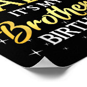 Poster Je ne peux pas garder le calme C'est mon frère Bd  (Coin)