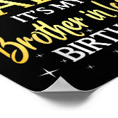 Poster Je ne peux pas garder le calme C'est mon frère en (Coin)