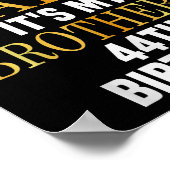 Poster Je ne peux pas garder le calme Son 44e anniversair (Coin)