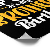 Poster Je ne peux pas garder le calme Son Mon frère & 39 (Coin)