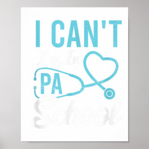 Poster Je ne peux pas, je suis médecin scolaire en Pennsy