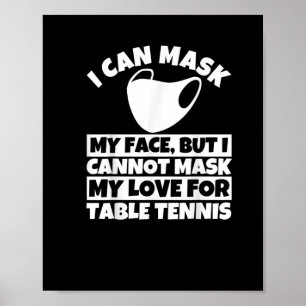 Poster Je Ne Peux Pas Masquer Mon Amour Pour Le T-Shirt D