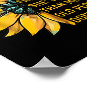 Poster Je ne peux pas parler avec mon amie Elle est plus (Coin)