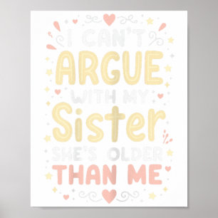 Poster Je ne peux pas parler de ma soeur Elle est la plus