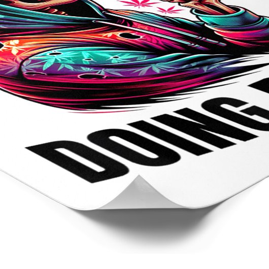 Poster Je ne peux pas parler en ce moment faire papa est (Coin)