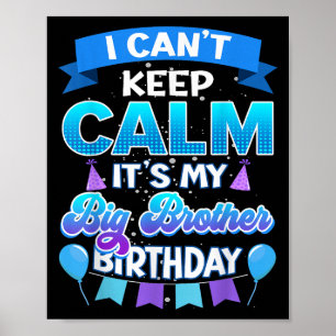 Poster Je ne peux pas rester calme, c'est le t-shirt d'an