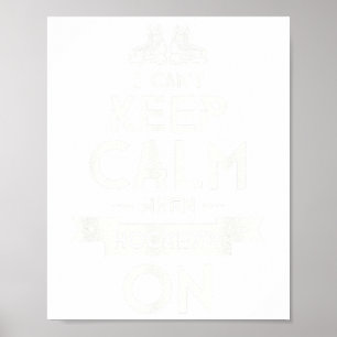 Poster Je ne peux pas rester calme quand le hockey est su
