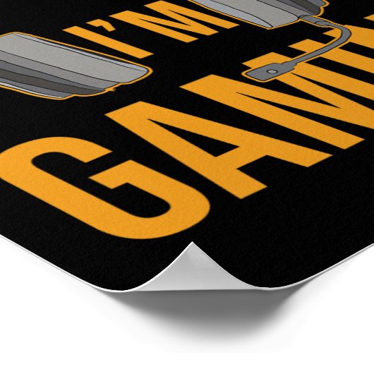 Poster Je ne peux pas vous entendre Im Gaming Shirt Drôle (Coin)