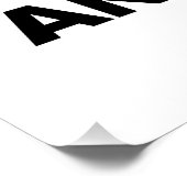 Poster Je ne resterai plus tranquille (Coin)