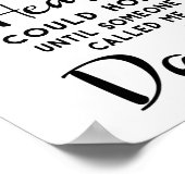 Poster Je Ne Savais Jamais Combien D'Amour Mon Coeur Pouv (Coin)