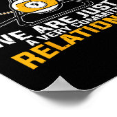 Poster Je Ne Suis Pas Addicé Au Pool (Coin)