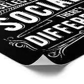 Poster Je ne suis pas anti-social (Coin)