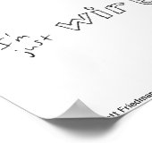 Poster Je ne suis pas bizarre, je suis juste Wired DIffer (Coin)