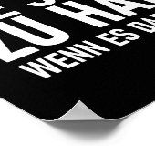 POSTER JE NE SUIS PAS EN TRAIN D'APPRENDRE À PARLER (Coin)