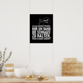 POSTER JE NE SUIS PAS EN TRAIN D'APPRENDRE À PARLER (Cuisine)