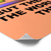 Poster Je ne suis pas fou, mais drôle signe d'affiche (Coin)