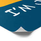 Poster Je ne suis pas gros (Coin)