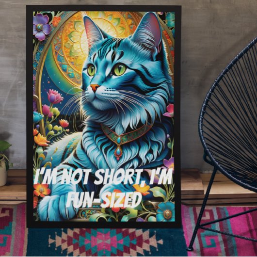 Poster Je ne suis pas petit, je suis de taille amusante