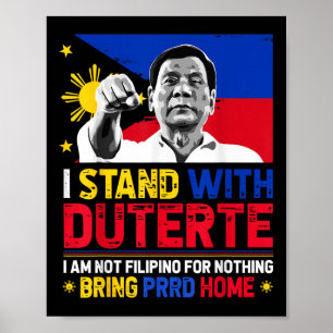 Poster Je Ne Suis Pas Philippin Pour Rien Que Je Sois Ave