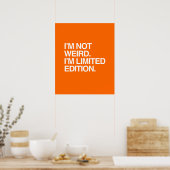 POSTER JE NE SUIS PAS RIEN, JE SUIS LIMITÉE ÉDITION (Cuisine)