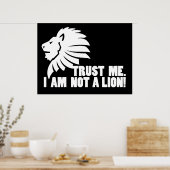 Poster Je ne suis pas un lion ! (Cuisine)