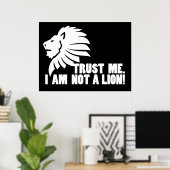 Poster Je ne suis pas un lion ! (Bureau à domicile)