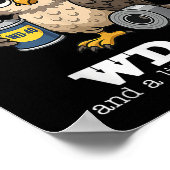 Poster Je Ne Suis Pas Vieille Je N'Ai Besoin Que D'Un Peu (Coin)